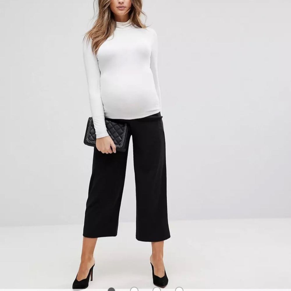 ASOS Maternity Culottes in Black